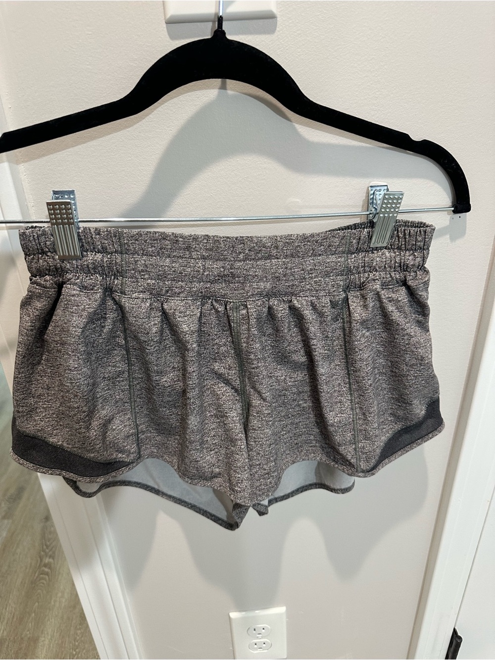 lululemon athletica Heathered Gray Women's Athletic Shorts
